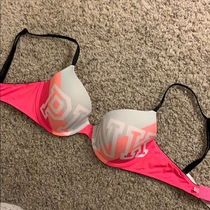 VS PINK LIGHTLY LINED BRA